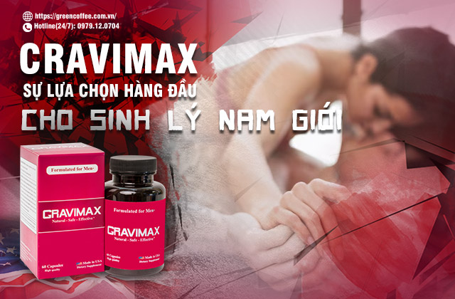 Cravimax hỗ trợ tăng cường sinh lý, nâng cao chất lượng tinh trùng cho nam giới
