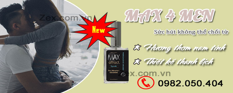 Nước hoa kích dục Max 4 Men