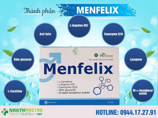 thành phần Menfelix gồm những gì?