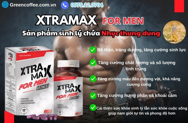 Xtramax For Men sản phẩm tăng sinh lý có chứa Nhục Thung Dung