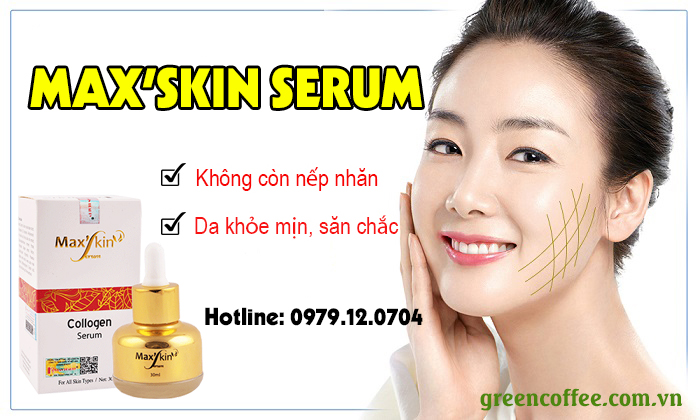 công dụng của max'skin serum