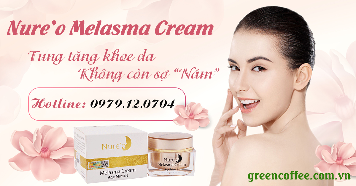 công dụng kem nure'o melasma cream