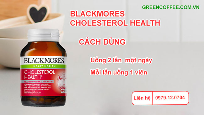 Cách sử dụng Blackmores Cholesterol Health