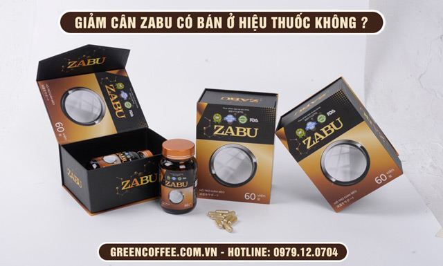 Giảm cân Zabu chính hãng có bán ở hiệu thuốc không ?